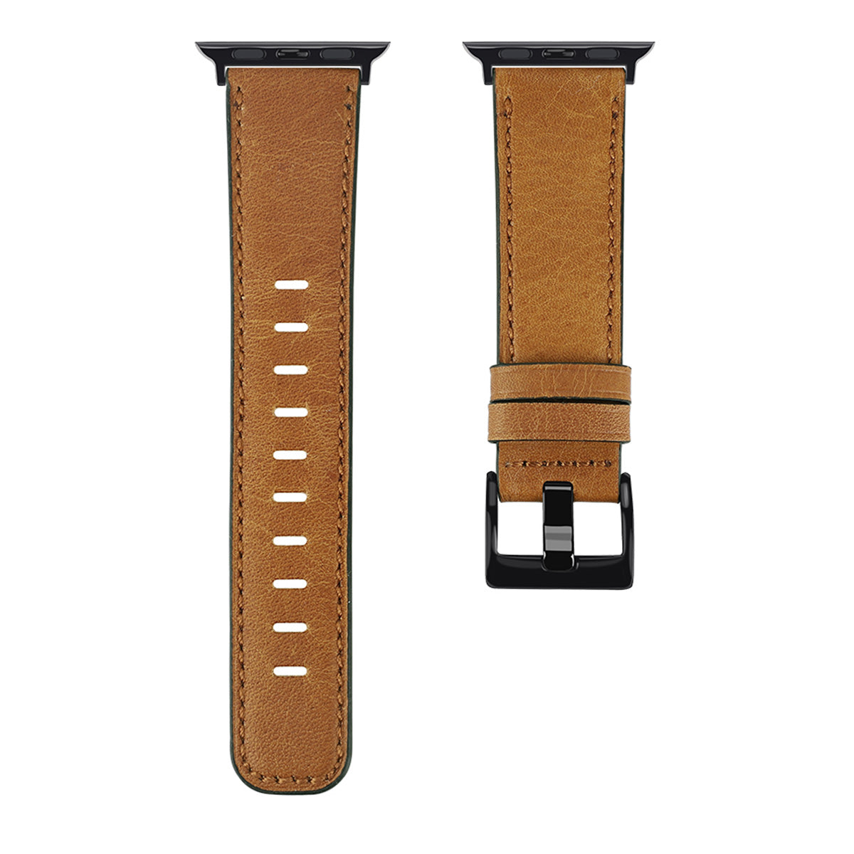 Vintage Wax Leather Tour - Yellow Brown - HelloStrap