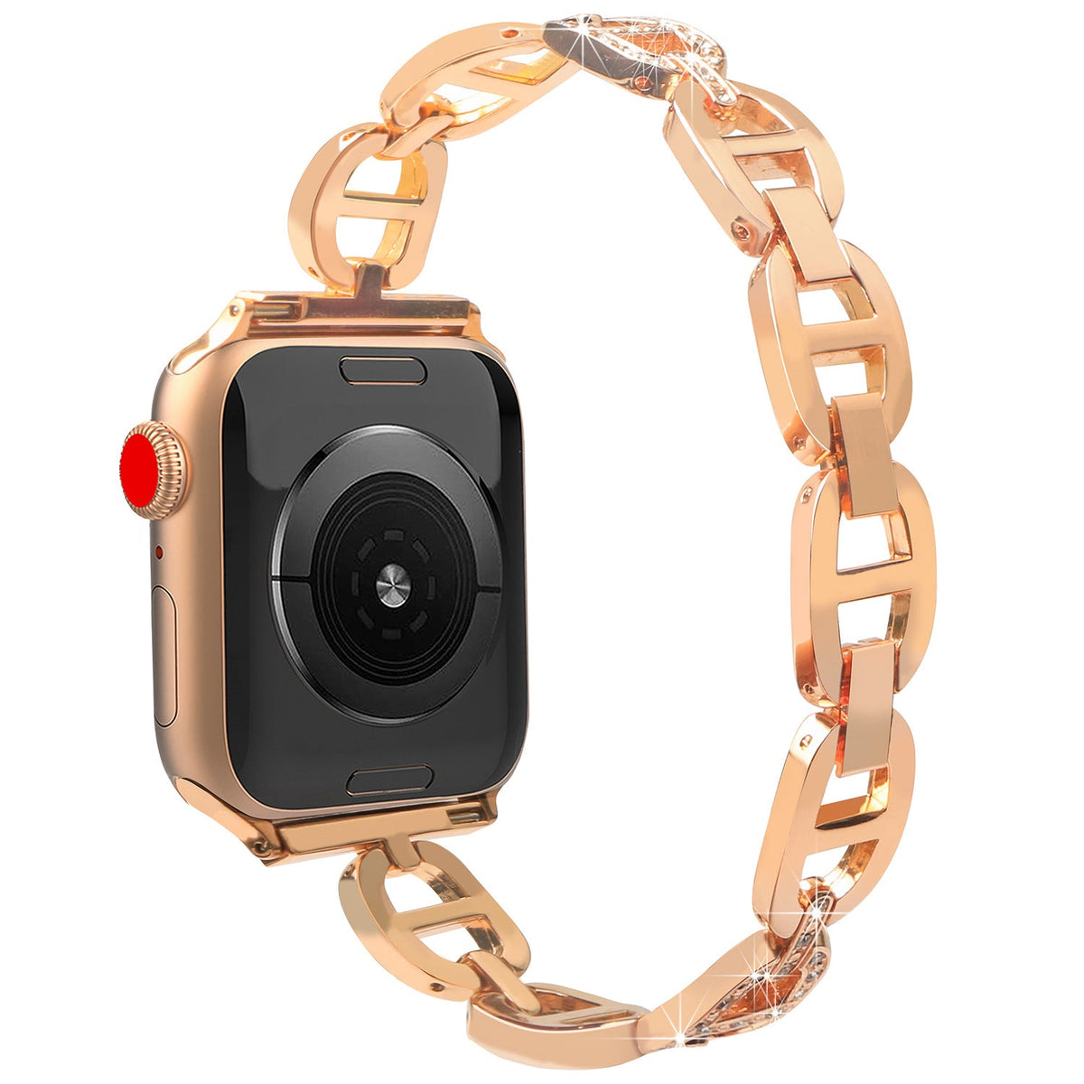 D'ancre Crystal Chain Link - Rose Gold - HelloStrap