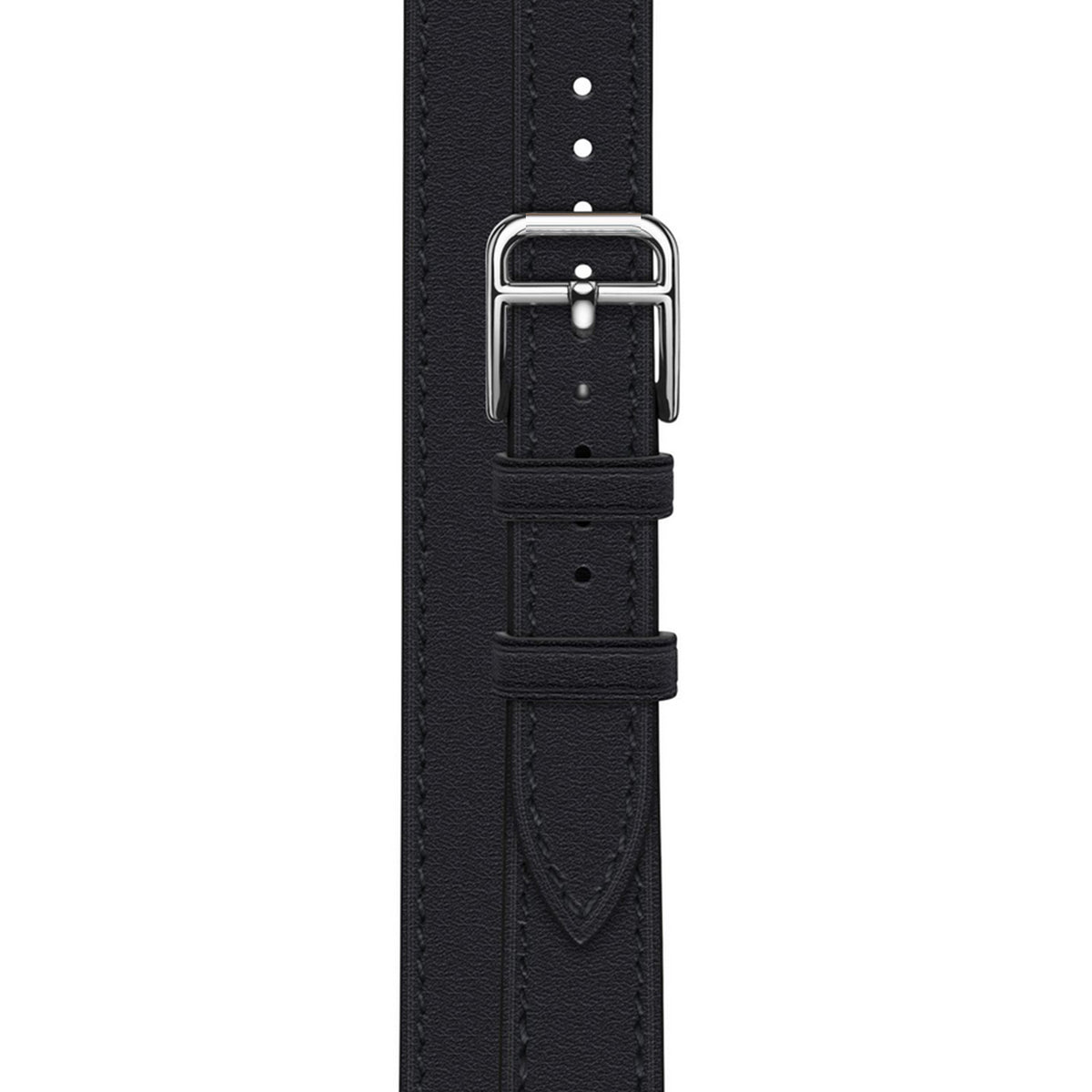 Chic Leather Double Tour - Black - HelloStrap